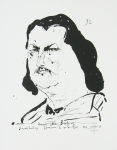 Janssen, Horst - 1967 - Buchhandlung Hansen Laatzen Hamburg (Honoré de Balzac)