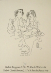 Janssen, Horst - 1980 - Galerie Berggruen und Bernard Paris (Nach Hockney)