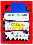 Miró, Joan - 1956 - (Terres de grand feu) Galerie Maeght (spätere Auflage)