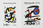Miró, Joan - 1973 - Sala Pelaires Palma de Mallorca (Serie Mallorca, Plakat und Einladung)