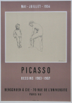 Picasso, Pablo - 1954 - (Dessins 1903-1907) Galerie Berggruen