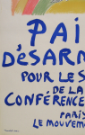 Picasso, Pablo - 1960 - Le mouvement de la paix Paris (Paix désarmement)