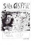 Picasso, Pablo - 1961 - (Dibujos de Picasso) Sala Gaspar