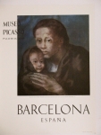 Picasso, Pablo - 1966 - Museo Picasso Palacio Aguilar Barcelona (Mutter und Kind / Mère et enfant au fichu)