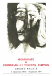 Picasso, Pablo - 1970 - Grand Palais Paris (Hommage à Christian et Yvonne Zervos)
