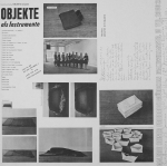 Walther, Franz Erhard - 1969 - (Objekte, benutzen/ Objekte als Instrumente) Galerie Friedrich  München