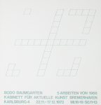 Baumgarten, Bodo - 1972 - Kabinett für aktuelle Kunst Bremerhaven