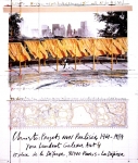 Christo (Javacheff) - 1989 - Galerie Lambert Paris (The Gates)