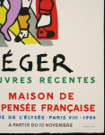 Léger, Fernand - 1954 - Maison de la Pensée Francaise (Artisten)