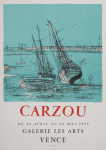 Carzou, Jean - 1957 - Galerie Les Arts Vence