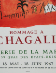Chagall, Marc - 1967 - Galerie de la Marine Nizza (Sirène rouge - La Baie des Anges)