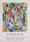 Forquin, Jean-Claude - 1959 - Galerie Fricker Paris