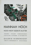 Höch, Hannah - 1975 - Galerie Nierendorf Berlin