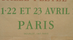 Picasso, Pablo - 1949 - Salle Pleyel Paris (Congrès Mondial des Partisans de la Paix)