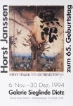 Janssen, Horst - 1994 - Galerie Dietz Meckenheim (Zum 65.Geburtstag)