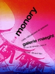 Monory, Jacques - 1981 - Galerie Maeght (ciels, nebuleuses et ga