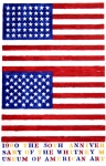 Johns, Jasper - 1980 - Whitney Museum New York (The 50th Anniversary - Doppelflagge)