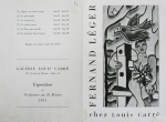 Léger, Fernand - 1953 - Galerie Louis Carré (Sculptures Polychromes / Parrot - poster and invitation)