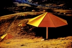 Christo (Javacheff) - 1990 - Yellow Umbrellas