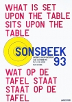 Weiner, Lawrence - 1993 - Sonsbeek (What is set upon the table / Wat op de tafel staat)