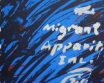 Piene, Otto - 1995 - Galerie Schoeller Düsseldorf (Migrant - Apparition / Ölbilder und Lichtballett)