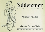 Schlemmer, Oskar - 1955 - Galerie Abels Köln