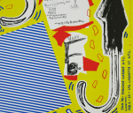 Basquiat, Jean M. - 1985 - Paradise Garage New York (Rain Dance - gemeinsam mit Haring, Lichtenstein, Ono, Warhol)