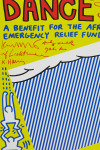 Basquiat, Jean M. - 1985 - Paradise Garage New York (Rain Dance - gemeinsam mit Haring, Lichtenstein, Ono, Warhol)