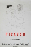 Picasso, Pablo - 1958 - Galerie de la Colombe Vallauris (Sculpteur songeant)