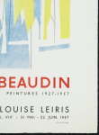 Beaudin, André - 1957 - Galerie Louise Leiris