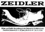 Zeidler, Hans-Joachim - o.J. - Galerie für Graphikfreunde Frankfu