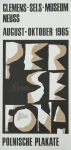 Cieslewicz, Roman - 1965 - (Polnische Plakate) Clemens-Sels-Museum Neuss