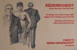 Räderscheidt, Anton - 1967 - Kunstverein Köln