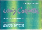 Corinth, Lovis - 1955 - Galerie Grosshennig