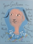 Cocteau, Jean - 1955 - Galerie Pont des Arts chez Lucie Weill (Pastels - Dessins)