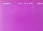 Mavignier, Almir - 1973 - Galerie Denise René Hans Mayer