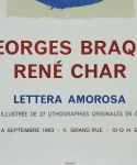 Braque, Georges - 1963 - Galerie Edwin Engelberts (René Char - Lettera amorosa / Le Couple)