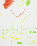 Picasso, Pablo - 1959 -  Maison de la Pensée Francaise (Affiches originales)