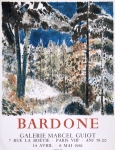 Bardone, Guy - 1961 - Galerie Guiot