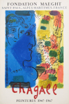 Chagall, Marc - 1967 - Fondation Maeght St. Paul (Blaues Profil)