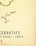 Cocteau, Jean - 1954 - Musée des Arts Decoratifs Paris (Visages de France)