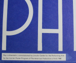 Lichtenstein, Roy - 1966 - Lincoln Center New York (4th New York Film Festival)