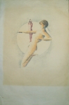 Schlemmer, Oskar - 1968 - Staatsgalerie Stuttgart (Zum 80. Geburtstag Zeichnungen, Aquarelle und Pastelle - Folkwangentwürfe und Fensterbilder)