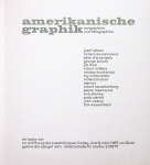 Indiana, Robert - 1967 - galerie der spiegel Köln (Plakat und Einladung / amerikanische graphik)