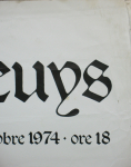 Beuys, Joseph - 1974 - Galleria Lucrezia de Domizio (Incontro con Beuys)