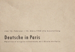 Kiesel, Carl Maria - 1958 - Pfälzische Landesgewerbeanstalt Kaiserslautern (Deutsche in Paris)