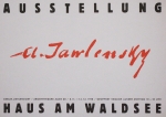 Jawlensky, Alexej von - 1958 - Berlin ( Haus am Waldsee )