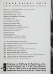 Soto, Jesus Raphael - 1966 - Galerie Schmela (Kinetische Strukturen)