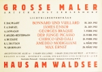 Ernst, Max - 1952 - Haus am Waldsee, Berlin