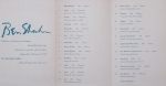 Shahn, Ben - 1955 -  The Downtown Gallery New York (Twenty-fifth Anniversary of the artists association)
